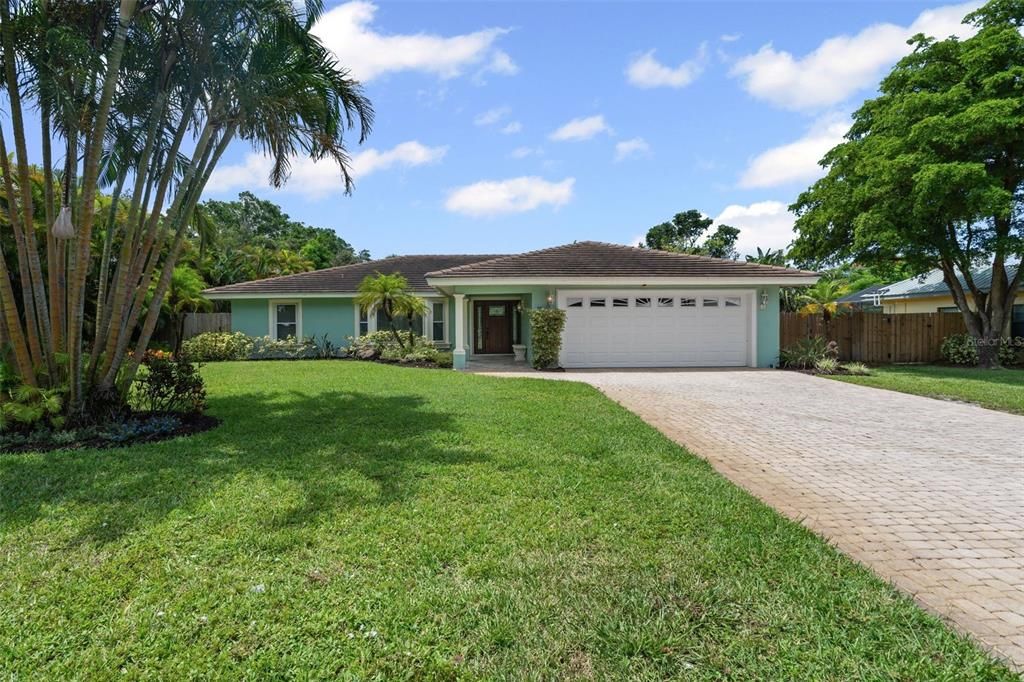 Attached, Backyard, Exterior, Facade, Ranch