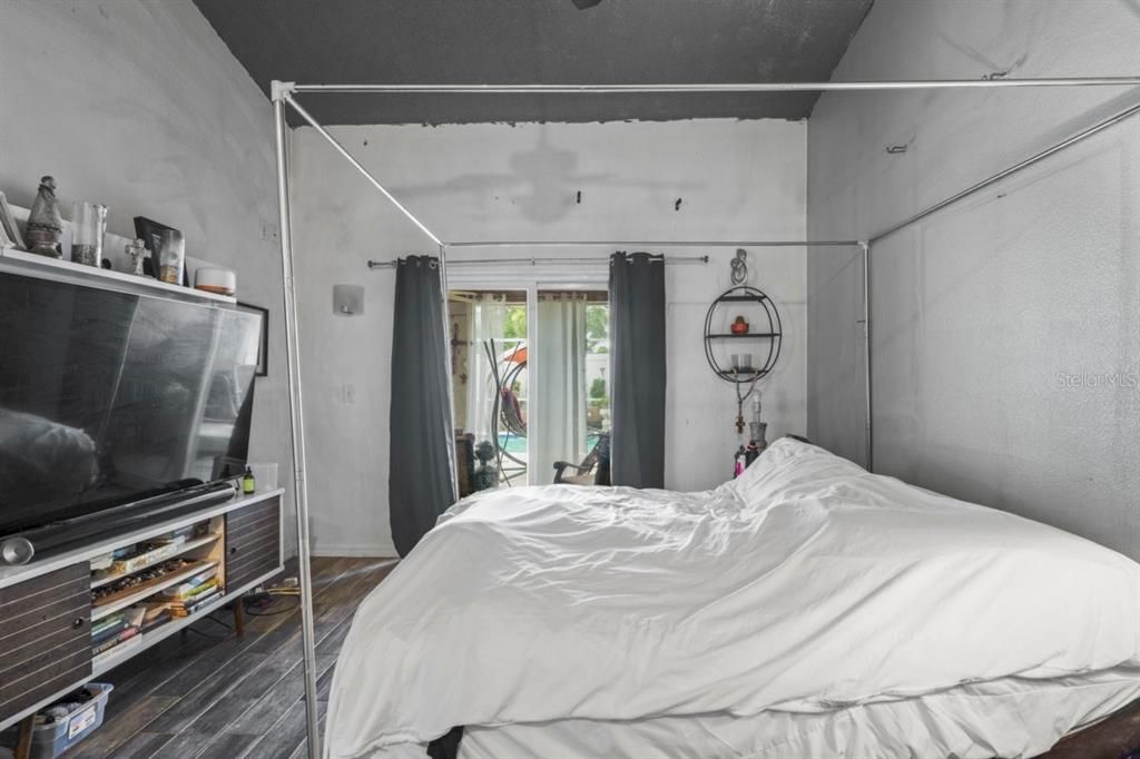 Bedroom, Interior, Wood Texture Flooring