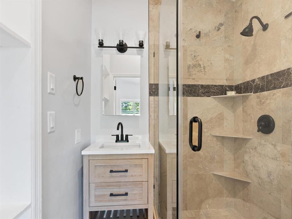 Bathroom, Glass Shower, Interior