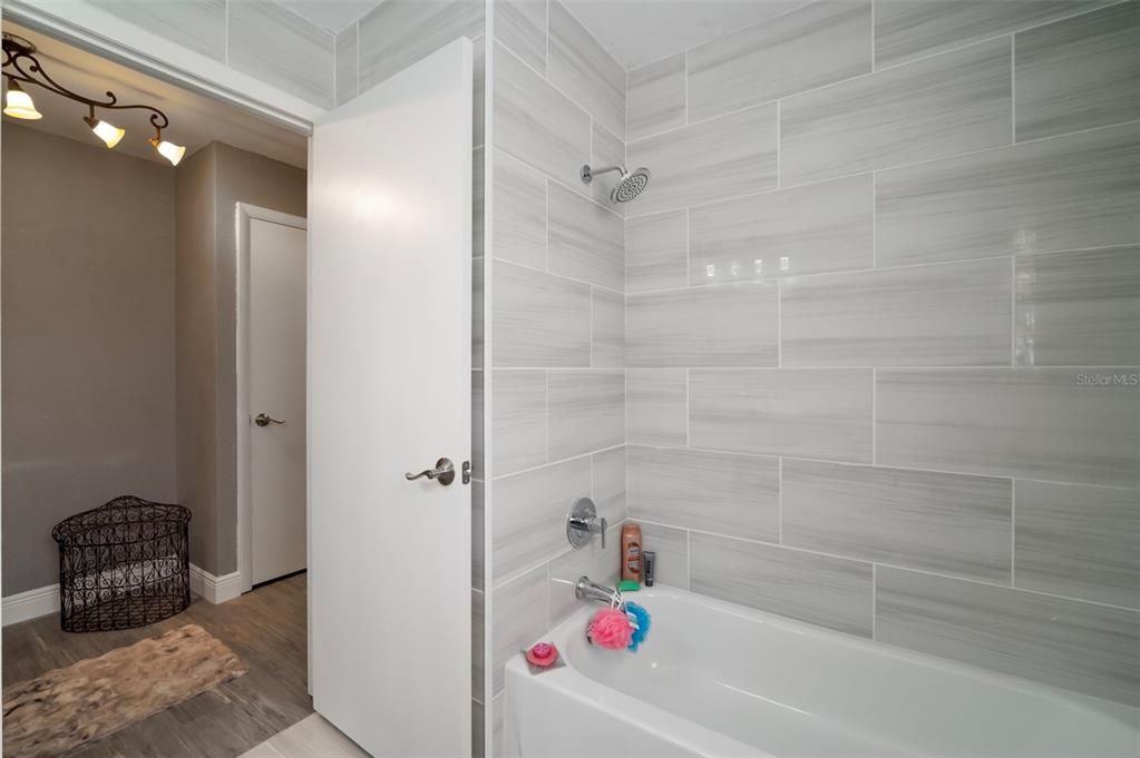 Bathroom, Interior, Wood Texture Flooring