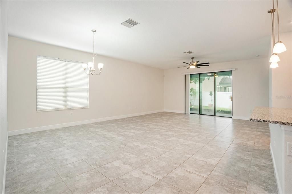 Chandelier, Empty room, Interior, Pendant Lights