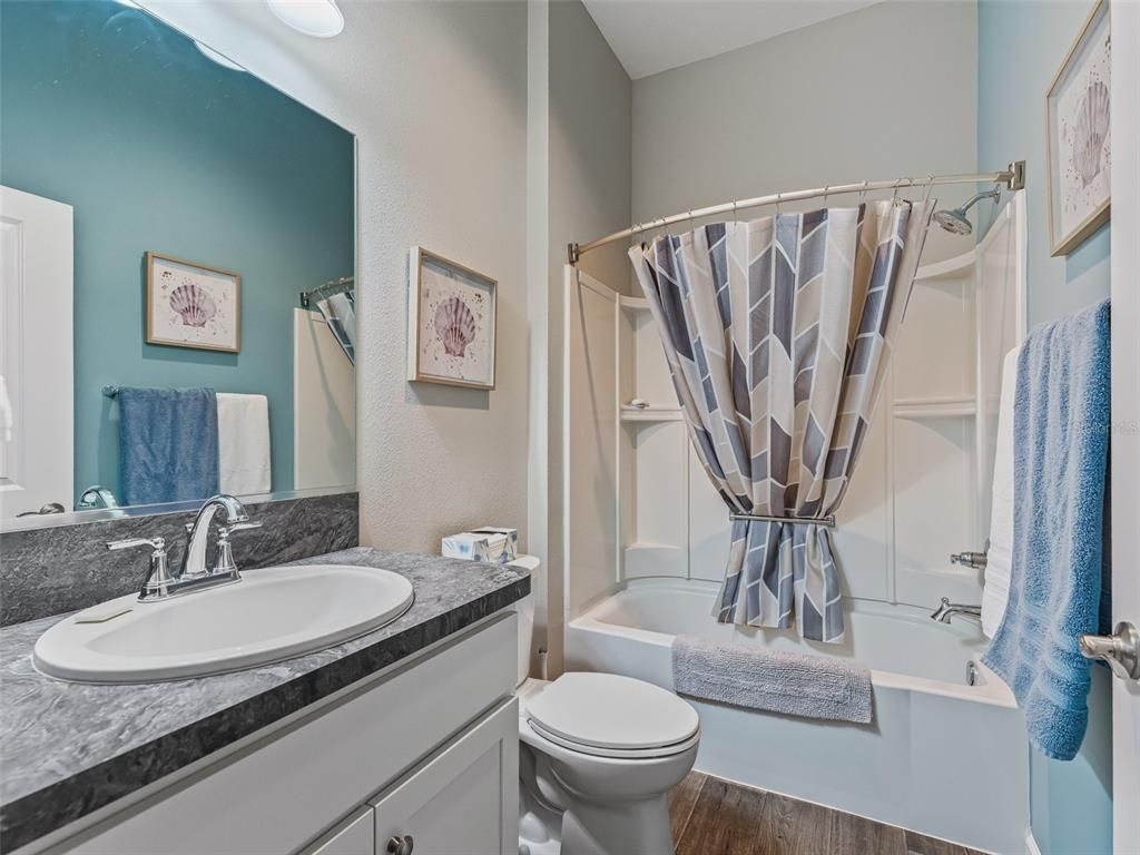 Bathroom, Interior, Wood Texture Flooring