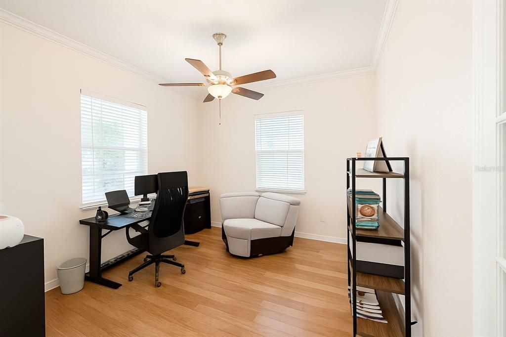 Home Office, Interior, Wood Texture Flooring