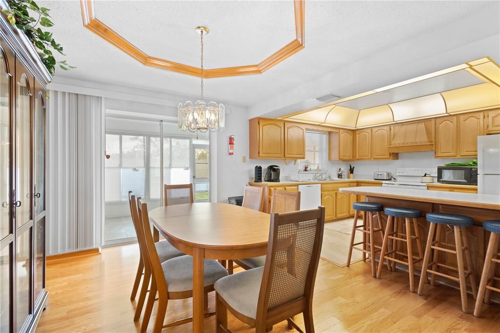 Chandelier, Dining room, Interior, Kitchen, Pendant Lights, Wood Texture Flooring