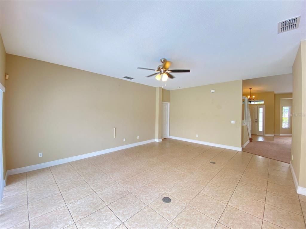 Chandelier, Empty room, Interior