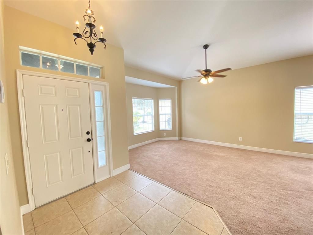 Chandelier, Empty room, Interior