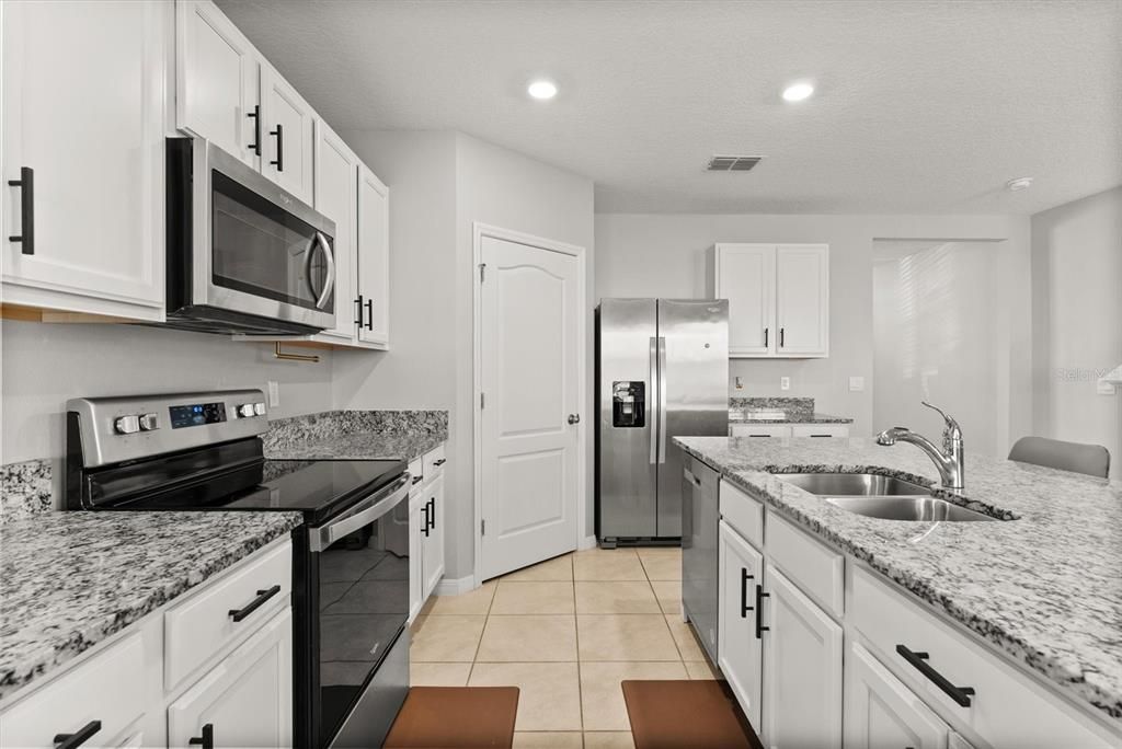 Interior, Kitchen, Recessed Lighting, Stainless Steel Appliances