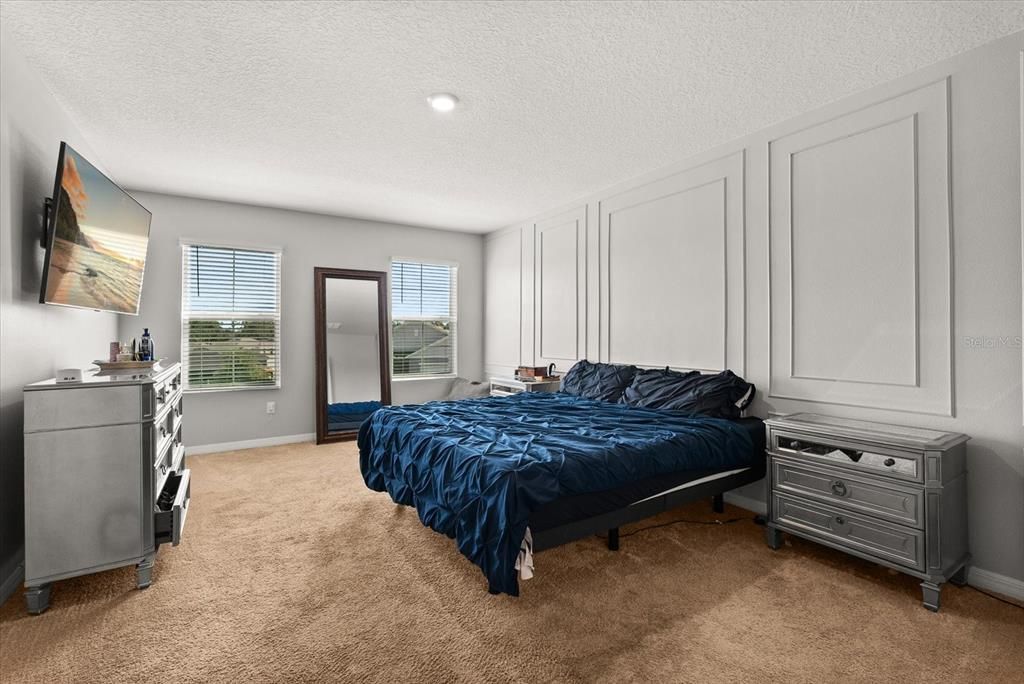 Bedroom, Interior, Recessed Lighting