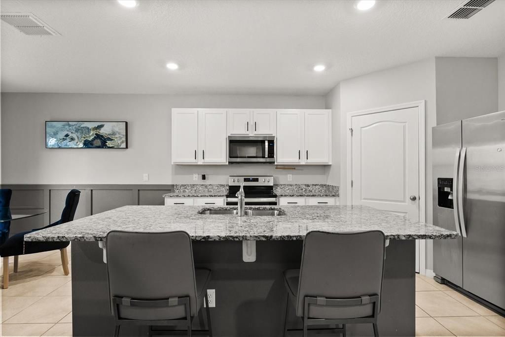 Interior, Kitchen, Recessed Lighting, Stainless Steel Appliances