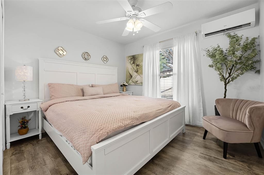 Bedroom, Interior, Wood Texture Flooring