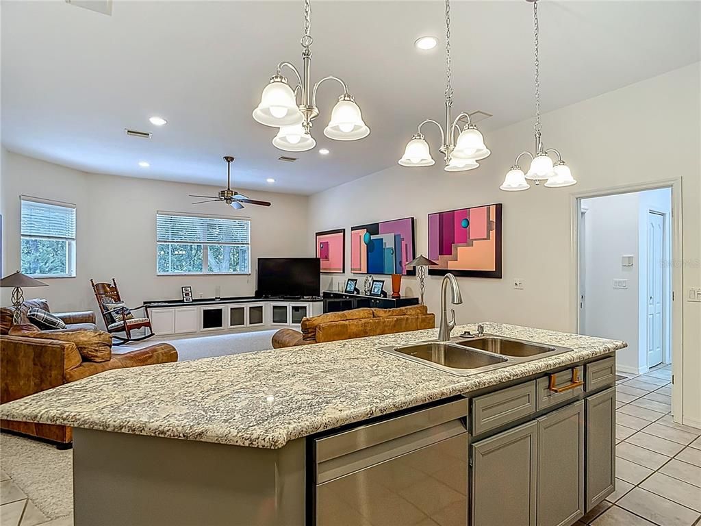 Interior, Kitchen, Pendant Lights, Recessed Lighting