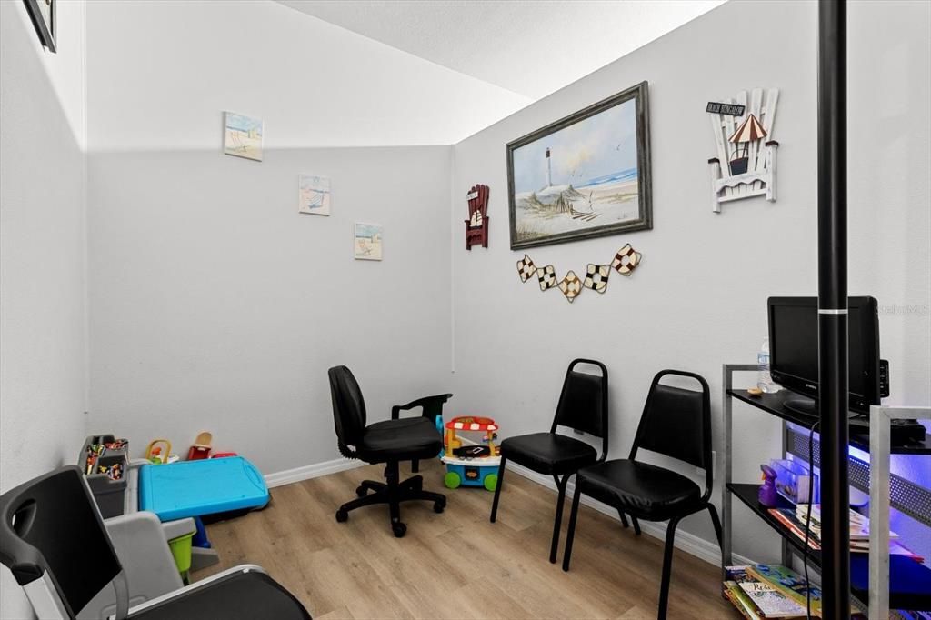 Home Office, Interior, Wood Texture Flooring