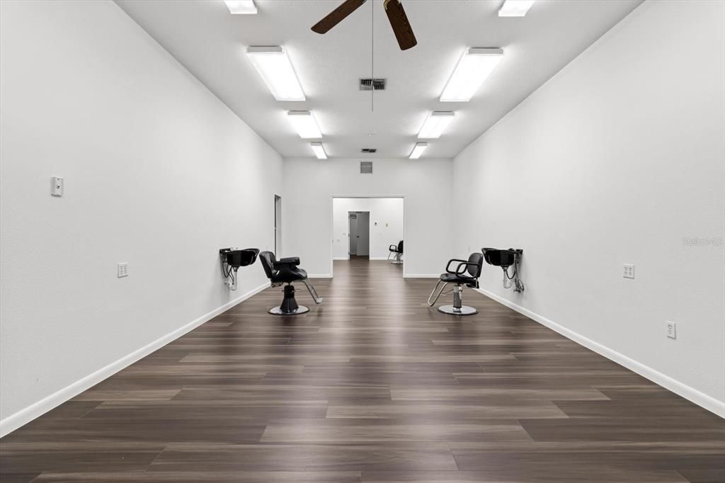 Fitness Equipment, Interior, Wood Texture Flooring
