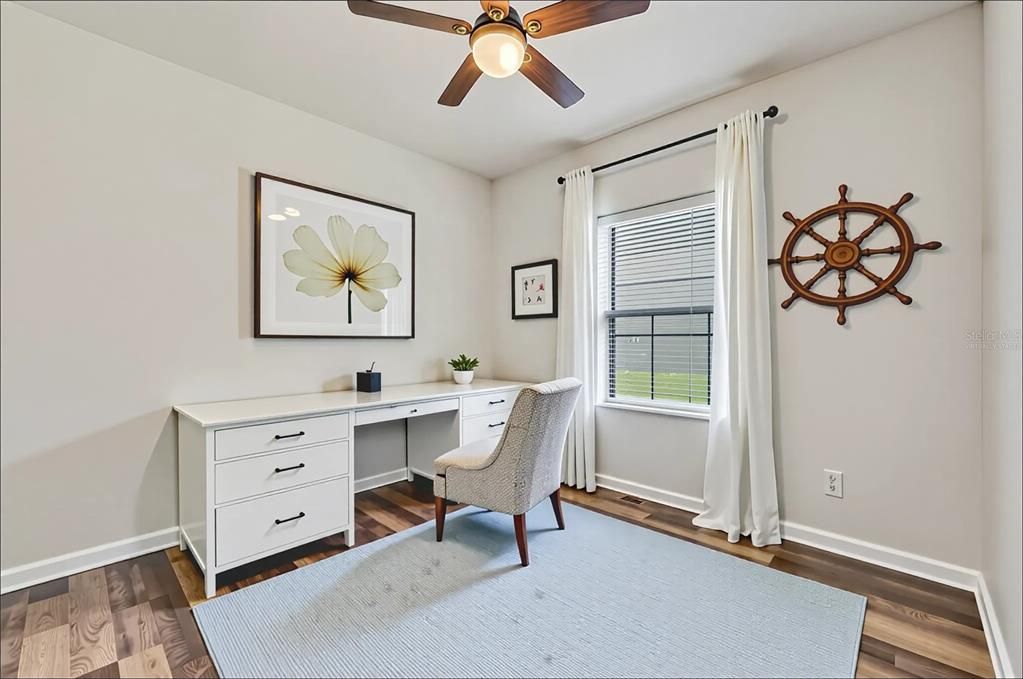 Home Office, Interior, Wood Texture Flooring