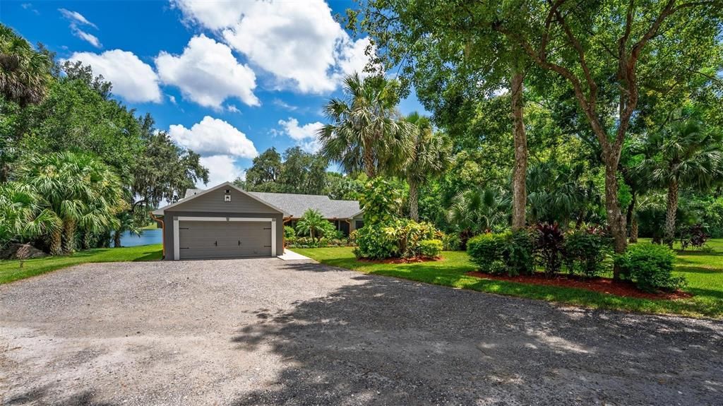 Backyard, Detached Garage, Exterior