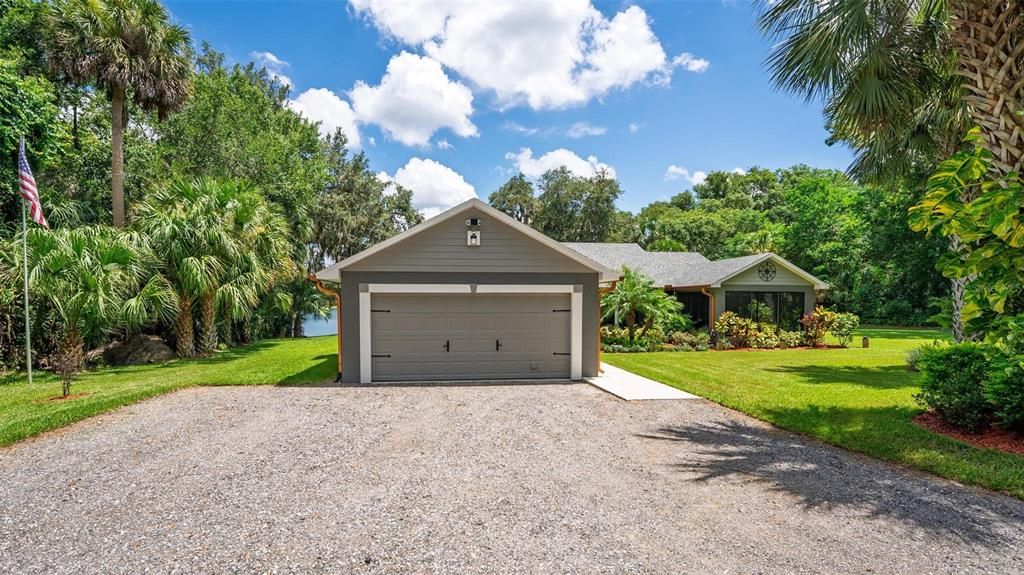 Backyard, Detached Garage, Exterior