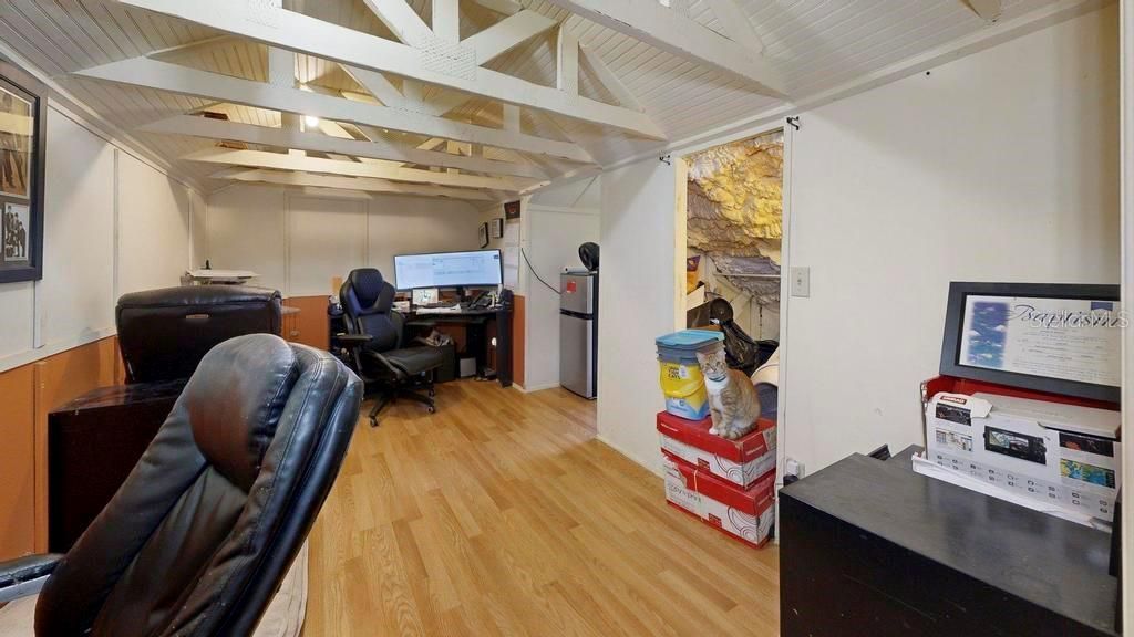 Home Office, Interior, Wood Texture Flooring