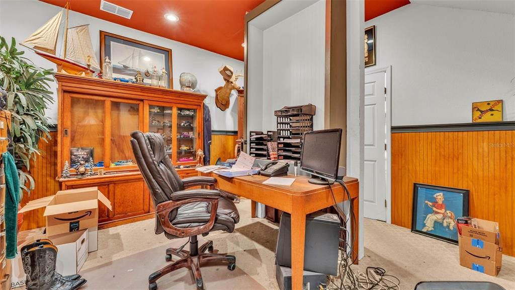 Home Office, Interior, Recessed Lighting