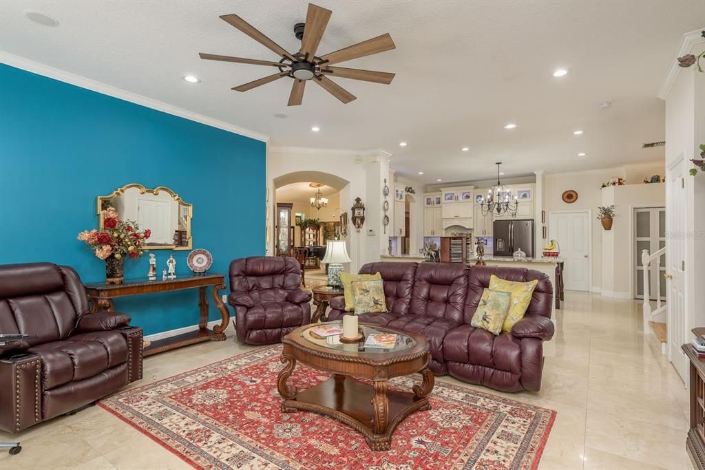 Chandelier, Dining room, Interior, Kitchen, Living room, Pendant Lights, Recessed Lighting