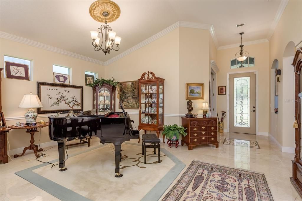 Chandelier, Interior, Pendant Lights, Piano