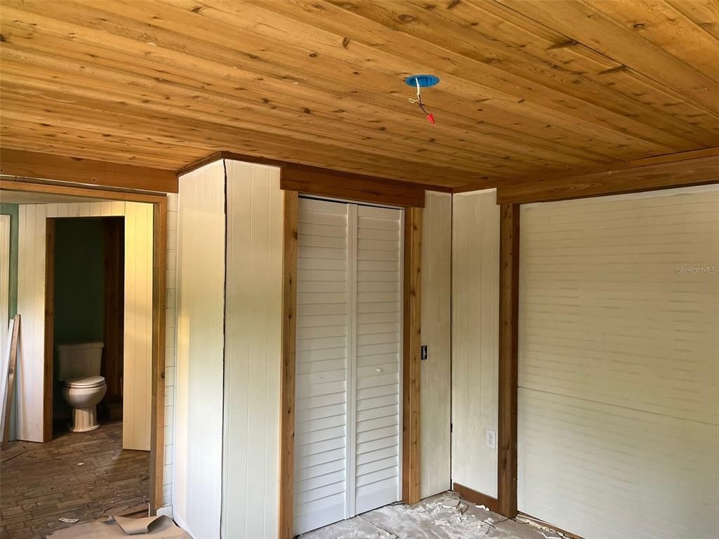 Bathroom, Interior, Wooden Ceilings