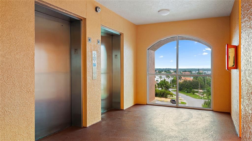 Elevator, Interior, Recessed Lighting