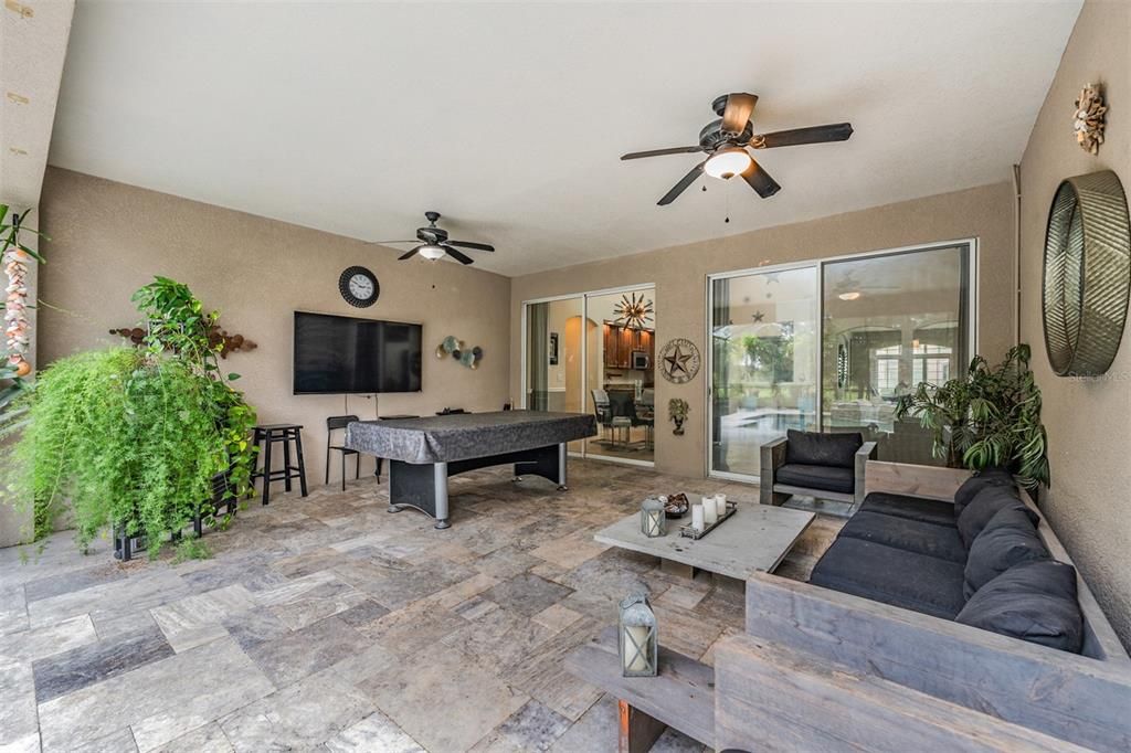 Billiard Table, Game Room, Interior, Living room