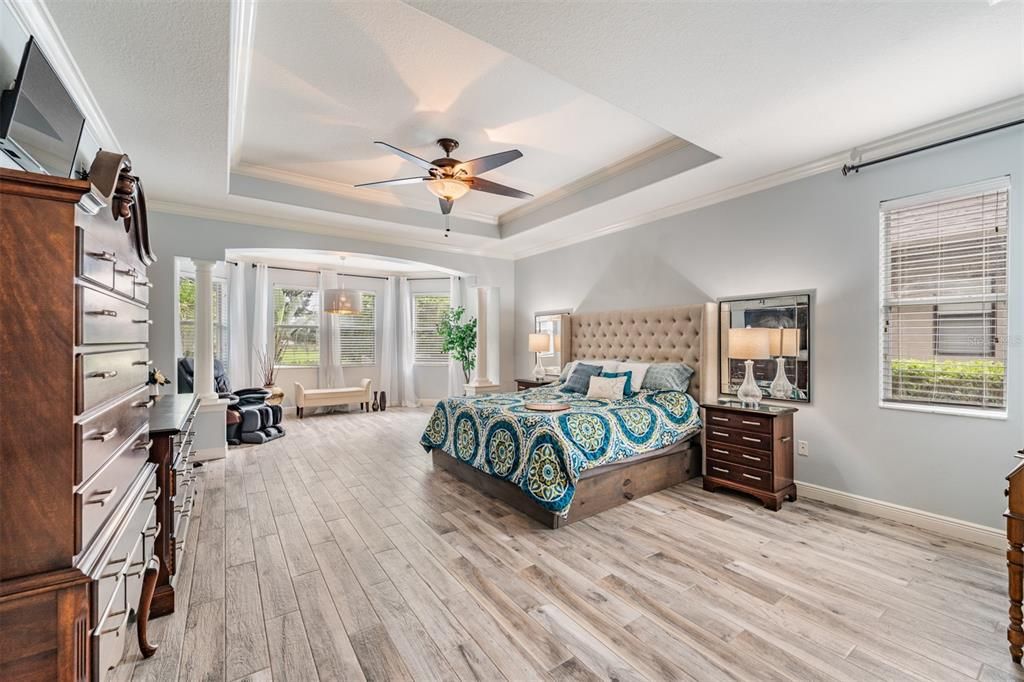 Bedroom, Interior, Wood Texture Flooring