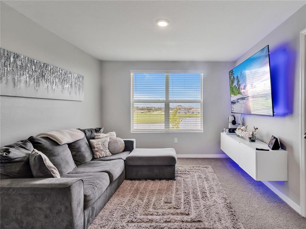 Interior, Living room, Recessed Lighting