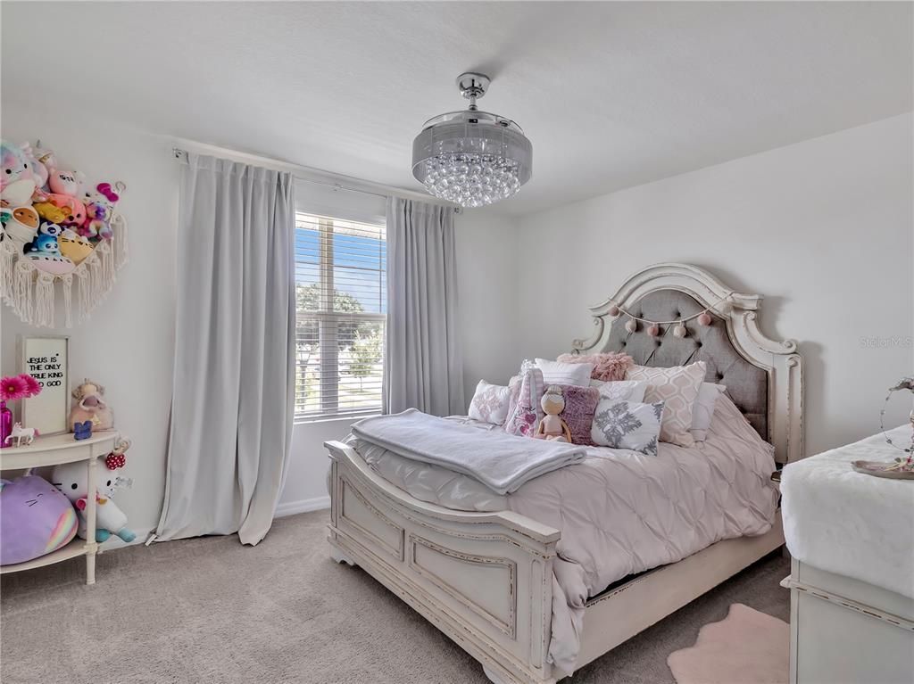 Bedroom, Chandelier, Interior