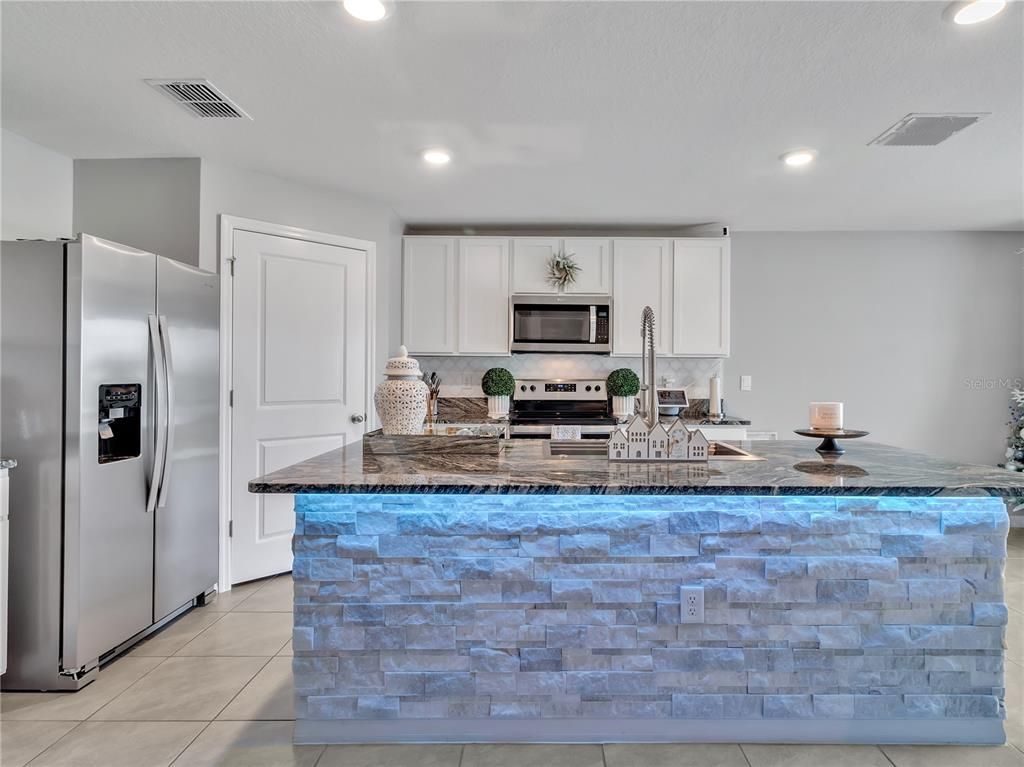 Interior, Kitchen, Recessed Lighting, Stainless Steel Appliances