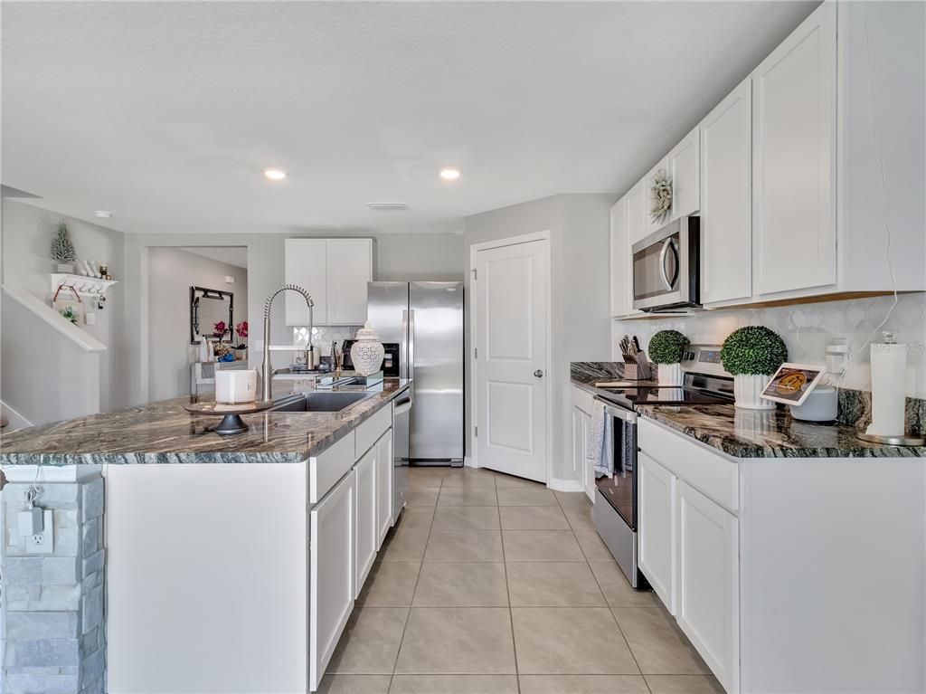 Interior, Kitchen, Recessed Lighting, Stainless Steel Appliances