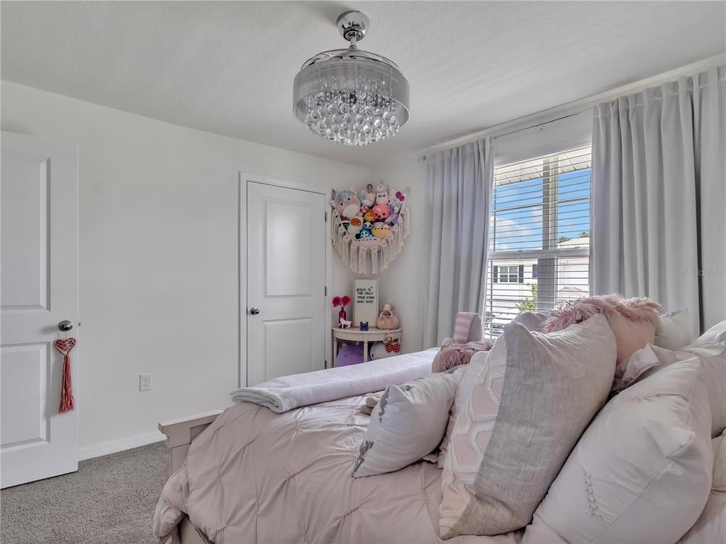 Bedroom, Chandelier, Interior