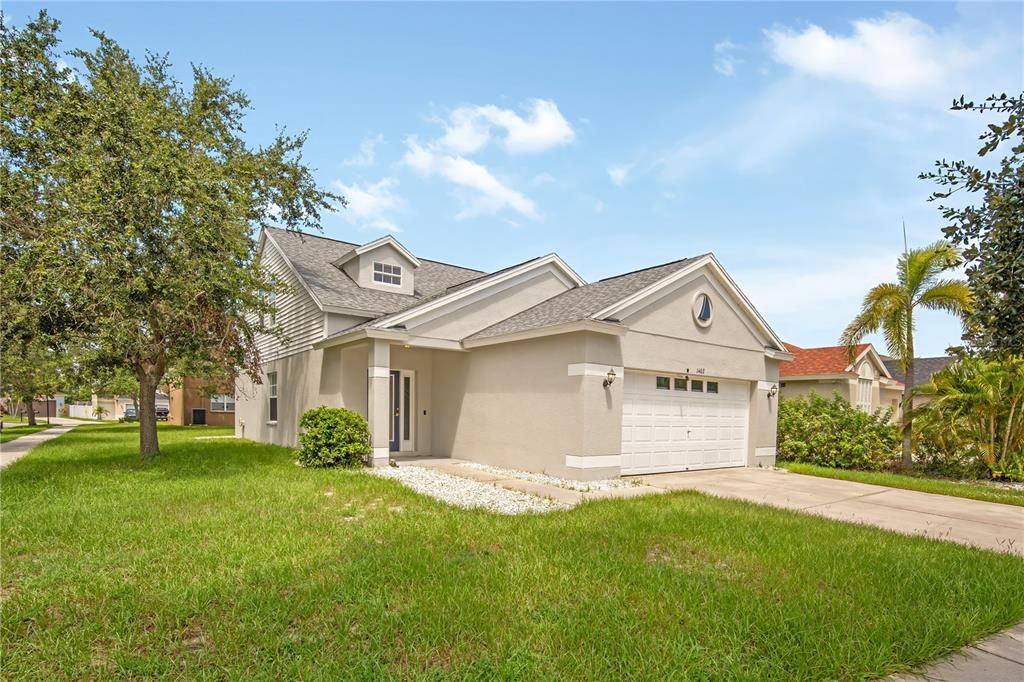 Attached, Backyard, Exterior, Facade, Ranch