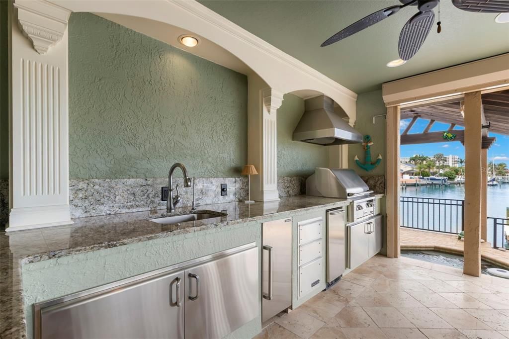 Interior, Recessed Lighting, Stainless Steel Appliances, Water
