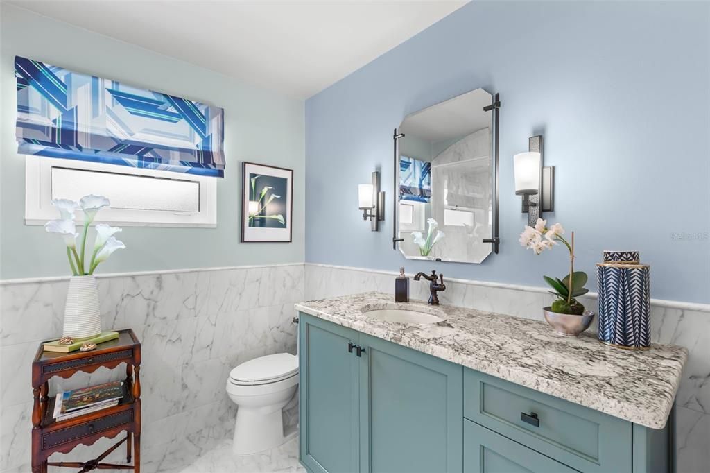 Bathroom, Interior, Marble, Marble Walls
