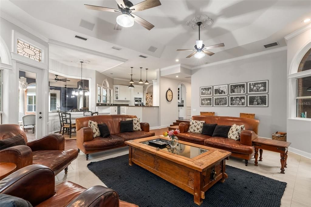 Dining room, Interior, Kitchen, Living room, Pendant Lights, Recessed Lighting