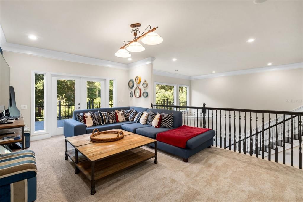 Interior, Living room, Recessed Lighting