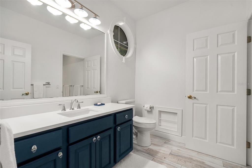 Bathroom, Interior, Wood Texture Flooring