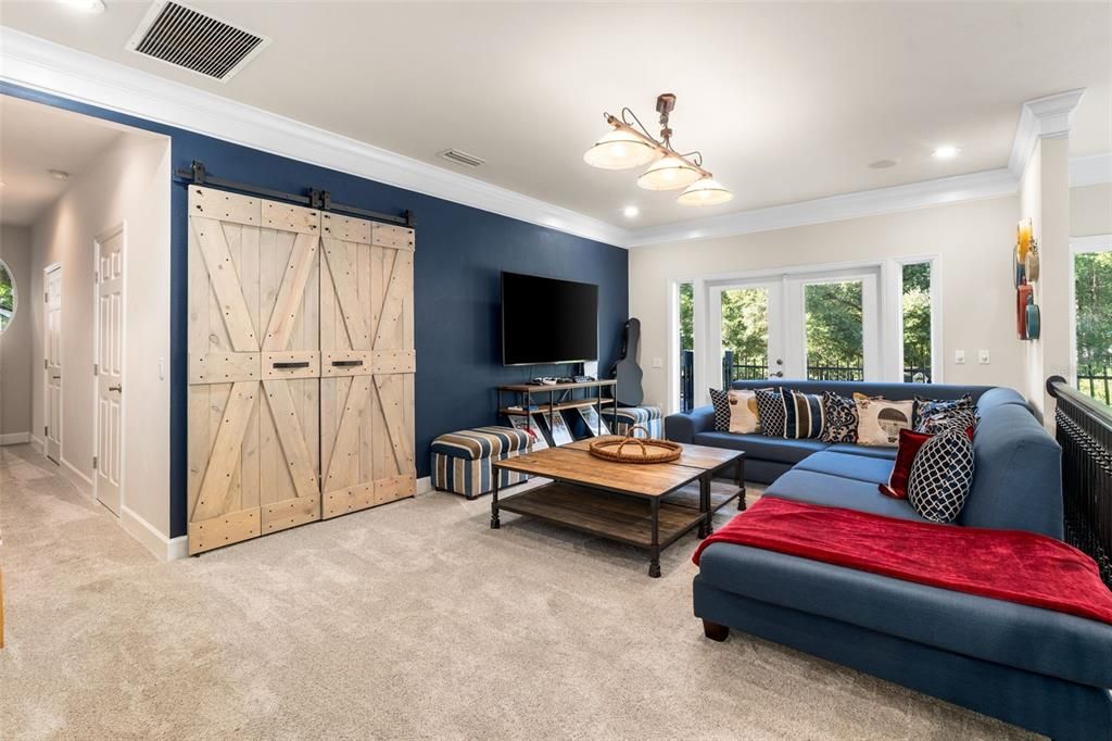 Interior, Living room, Recessed Lighting