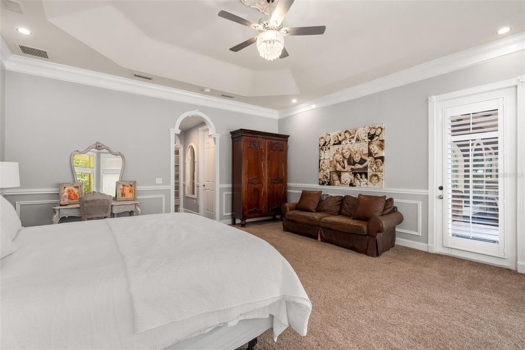 Bedroom, Interior, Recessed Lighting