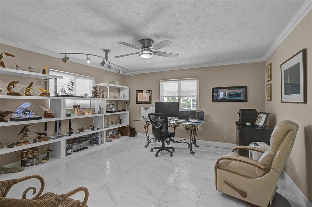Home Office, Interior, Marble