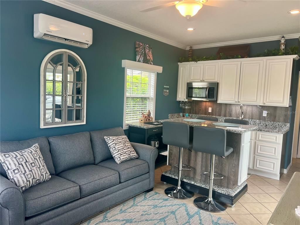 Interior, Kitchen, Living room, Recessed Lighting