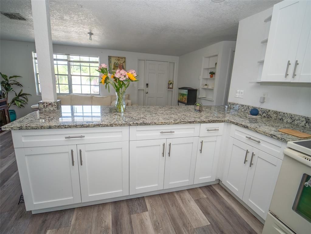 Interior, Kitchen, Wood Texture Flooring