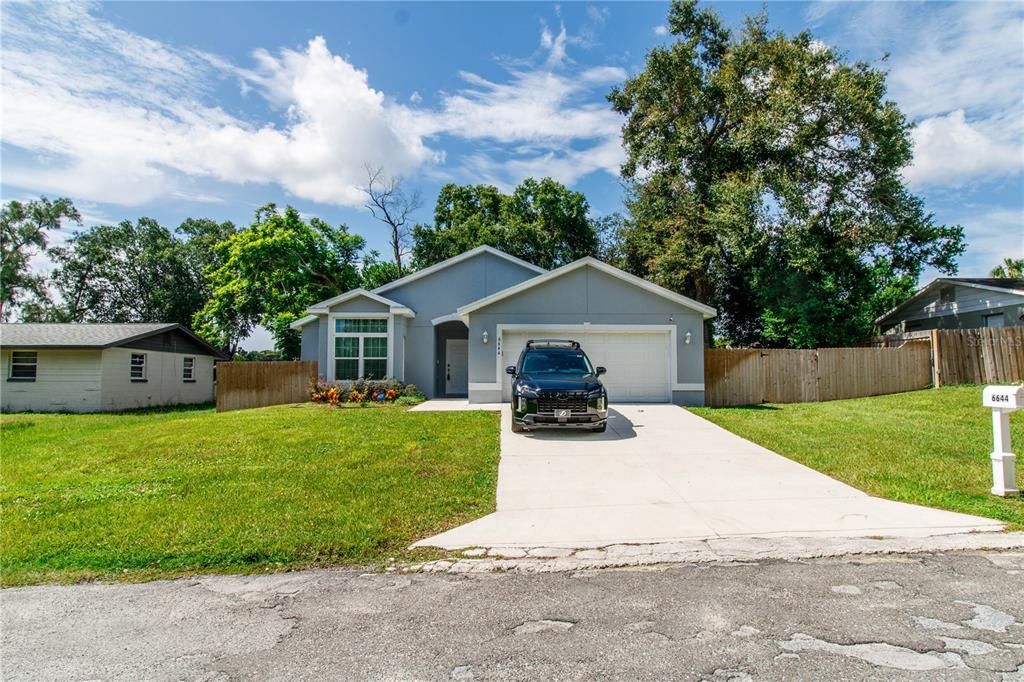 Attached, Backyard, Detached Garage, Exterior, Facade, Ranch