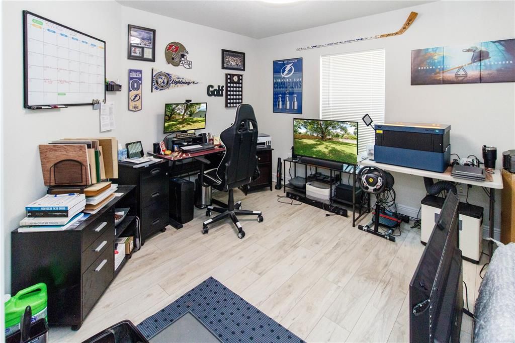 Home Office, Interior, Wood Texture Flooring