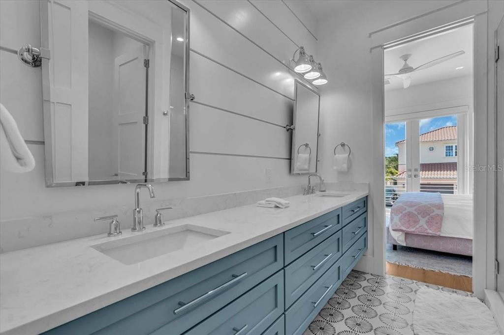 Bathroom, Bedroom, Dual Sink Vanities, Interior, Marble