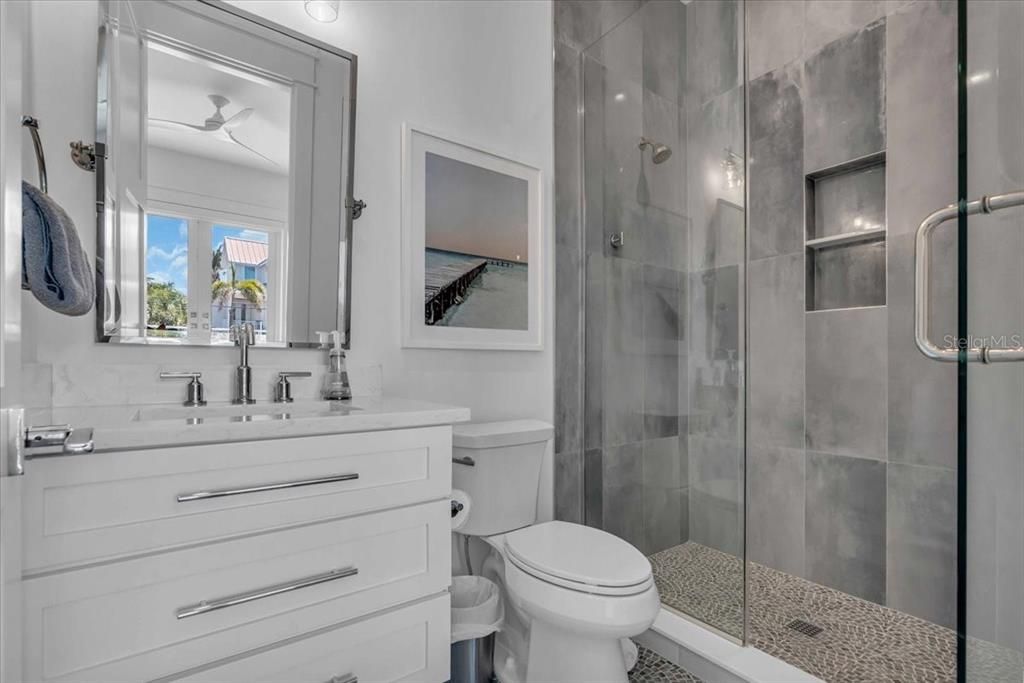 Bathroom, Glass Shower, Interior