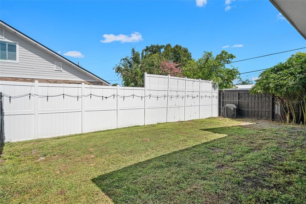 Backyard, Exterior