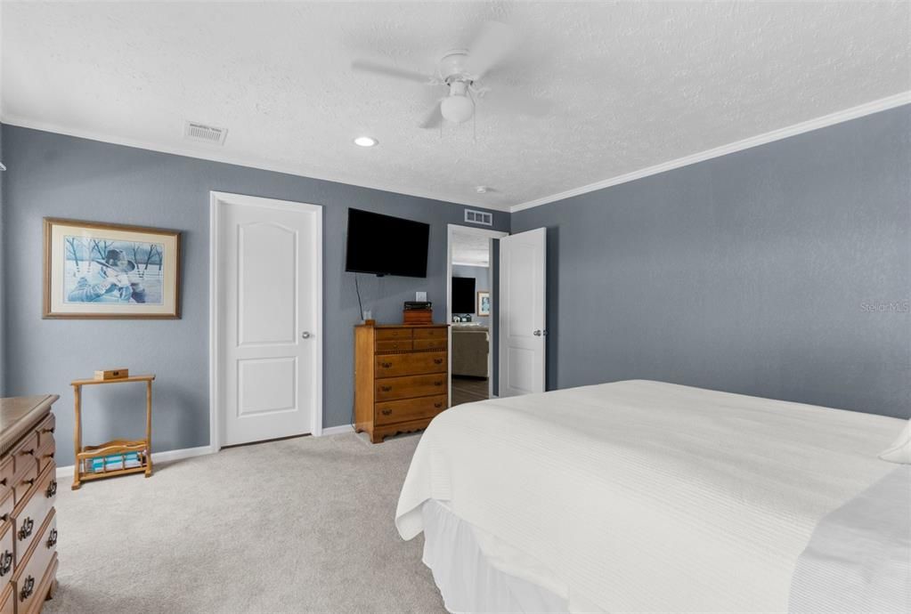 Bedroom, Interior, Recessed Lighting